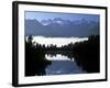 Lake Matheson, Mt. Cook, New Zealand-Peter Adams-Framed Photographic Print