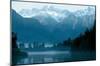 Lake Matheson South Island-null-Mounted Art Print