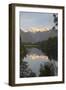 Lake Matheson with Mount Cook and Mount Tasman, West Coast, South Island, New Zealand, Pacific-Stuart Black-Framed Photographic Print