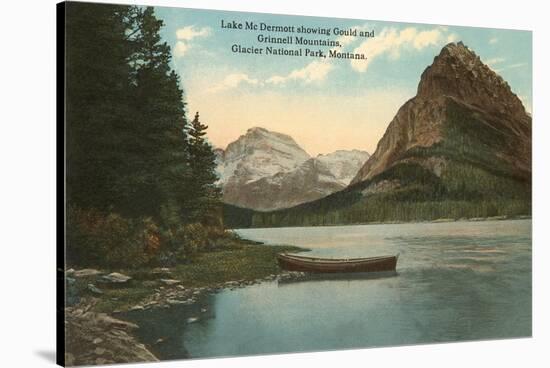 Lake McDermott, Glacier National Park, Montana-null-Stretched Canvas