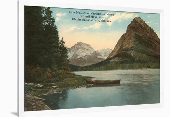 Lake McDermott, Glacier National Park, Montana-null-Framed Art Print