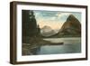 Lake McDermott, Glacier National Park, Montana-null-Framed Art Print