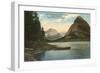 Lake McDermott, Glacier National Park, Montana-null-Framed Art Print