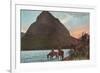 Lake McDermott, Glacier Park, Montana-null-Framed Premium Giclee Print