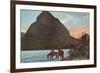 Lake McDermott, Glacier Park, Montana-null-Framed Premium Giclee Print