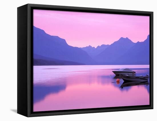 Lake McDonald at Dawn, Glacier National Park, Montana, USA-Jamie & Judy Wild-Framed Stretched Canvas