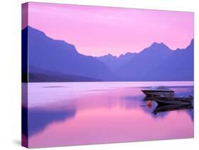 Lake McDonald at Dawn, Glacier National Park, Montana, USA-Jamie & Judy Wild-Stretched Canvas