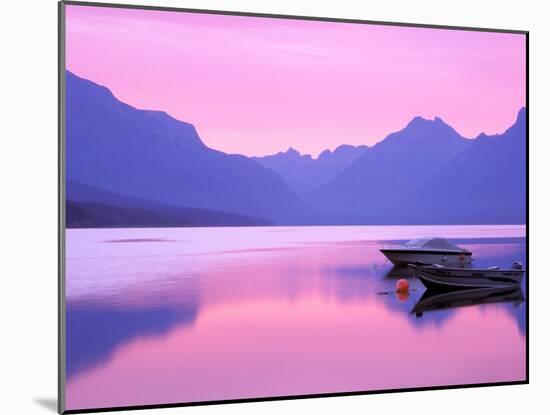 Lake McDonald at Dawn, Glacier National Park, Montana, USA-Jamie & Judy Wild-Mounted Premium Photographic Print