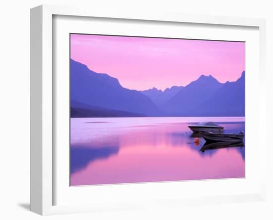 Lake McDonald at Dawn, Glacier National Park, Montana, USA-Jamie & Judy Wild-Framed Photographic Print