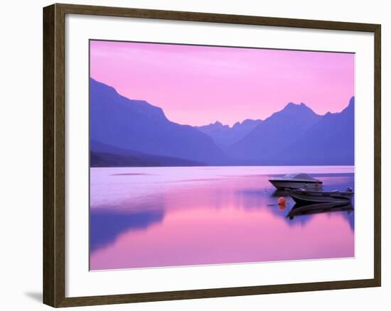 Lake McDonald at Dawn, Glacier National Park, Montana, USA-Jamie & Judy Wild-Framed Photographic Print