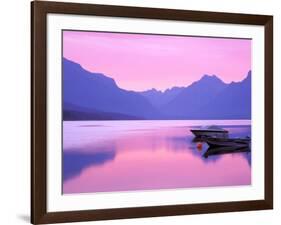 Lake McDonald at Dawn, Glacier National Park, Montana, USA-Jamie & Judy Wild-Framed Photographic Print