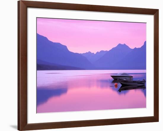 Lake McDonald at Dawn, Glacier National Park, Montana, USA-Jamie & Judy Wild-Framed Photographic Print