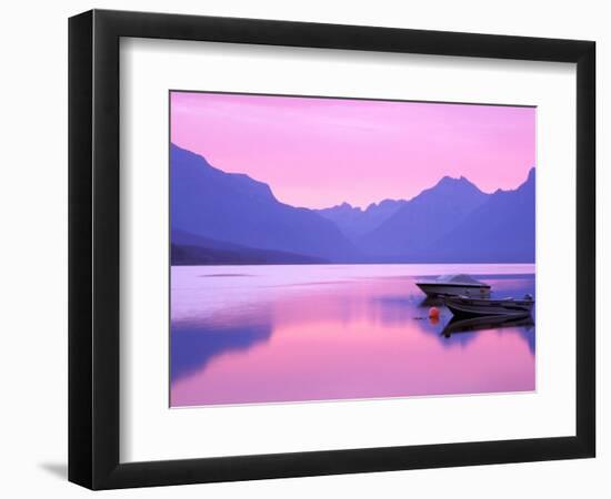 Lake McDonald at Dawn, Glacier National Park, Montana, USA-Jamie & Judy Wild-Framed Photographic Print