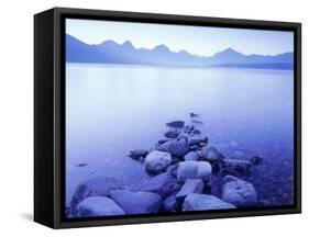 Lake Mcdonald, Glacier National Park, Montana-Walter Bibikow-Framed Stretched Canvas