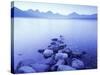 Lake Mcdonald, Glacier National Park, Montana-Walter Bibikow-Stretched Canvas