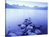 Lake Mcdonald, Glacier National Park, Montana-Walter Bibikow-Stretched Canvas