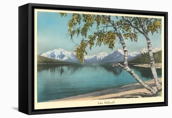 Lake Mcdonald, Glacier Park, Montana-null-Framed Stretched Canvas