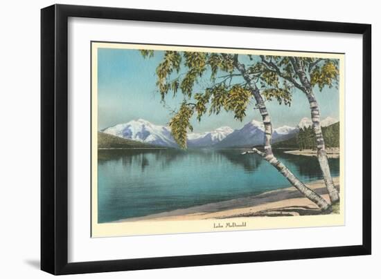 Lake Mcdonald, Glacier Park, Montana-null-Framed Art Print