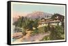 Lake McDonald Hotel, Glacier Park, Montana-null-Framed Stretched Canvas