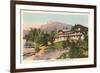 Lake McDonald Hotel, Glacier Park, Montana-null-Framed Premium Giclee Print