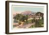 Lake McDonald Hotel, Glacier Park, Montana-null-Framed Art Print