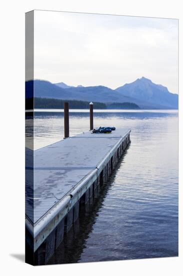 Lake McDonald Pier-Lance Kuehne-Stretched Canvas