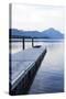 Lake McDonald Pier-Lance Kuehne-Stretched Canvas
