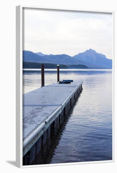 Lake McDonald Pier-Lance Kuehne-Framed Photographic Print