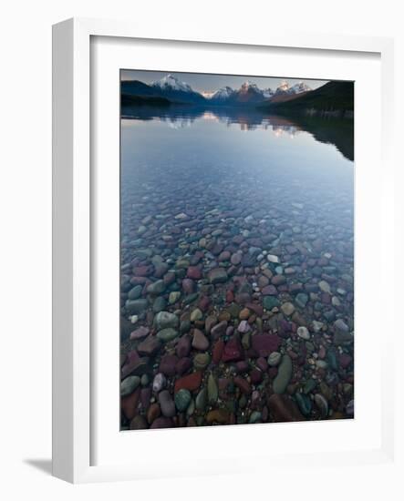 Lake Mcdonald Sunset-Steven Gnam-Framed Photographic Print