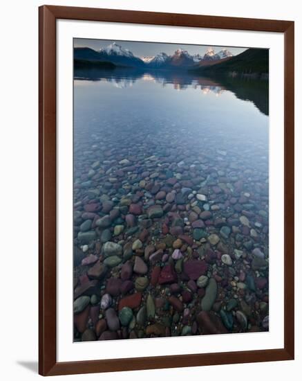 Lake Mcdonald Sunset-Steven Gnam-Framed Photographic Print