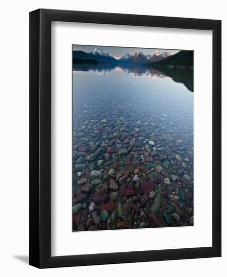 Lake Mcdonald Sunset-Steven Gnam-Framed Photographic Print