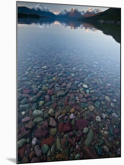 Lake Mcdonald Sunset-Steven Gnam-Mounted Photographic Print