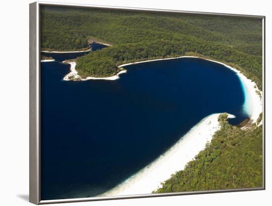 Lake McKenzie, Fraser Island, Queensland, Australia-David Wall-Framed Photographic Print