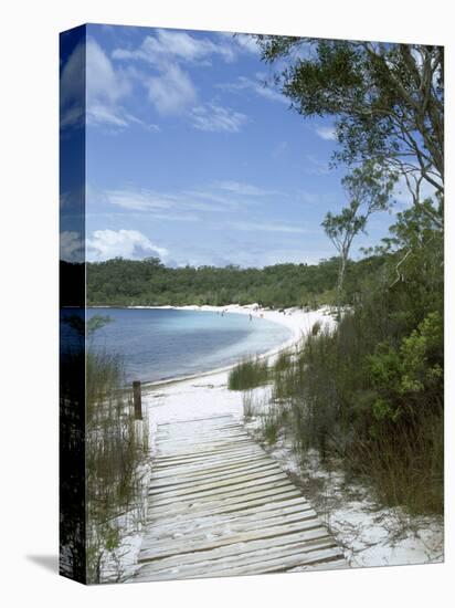 Lake Mckenzie, Fraser Island, Unesco World Heritage Site, Queensland, Australia-Sheila Terry-Stretched Canvas