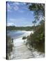 Lake Mckenzie, Fraser Island, Unesco World Heritage Site, Queensland, Australia-Sheila Terry-Stretched Canvas