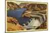 Lake Mead and Hoover Dam-null-Mounted Art Print