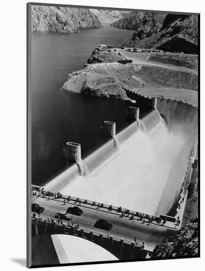 Lake Mead Flowing over Boulder Dam-Philip Gendreau-Mounted Photographic Print