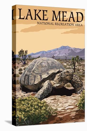 Lake Mead - National Recreation Area - Tortoise-Lantern Press-Stretched Canvas