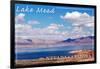 Lake Mead, Nevada - Arizona - Day Scene-Lantern Press-Framed Art Print