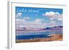 Lake Mead, Nevada - Arizona - Day Scene-Lantern Press-Framed Art Print