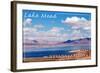 Lake Mead, Nevada - Arizona - Day Scene-Lantern Press-Framed Art Print