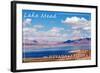 Lake Mead, Nevada - Arizona - Day Scene-Lantern Press-Framed Art Print