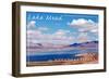 Lake Mead, Nevada - Arizona - Day Scene-Lantern Press-Framed Art Print