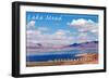 Lake Mead, Nevada - Arizona - Day Scene-Lantern Press-Framed Art Print