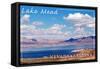 Lake Mead, Nevada - Arizona - Day Scene-Lantern Press-Framed Stretched Canvas