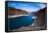 Lake Mead, Nevada - Arizona - Lake View-Lantern Press-Framed Stretched Canvas