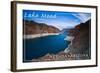 Lake Mead, Nevada - Arizona - Lake View-Lantern Press-Framed Art Print