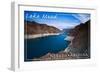 Lake Mead, Nevada - Arizona - Lake View-Lantern Press-Framed Art Print