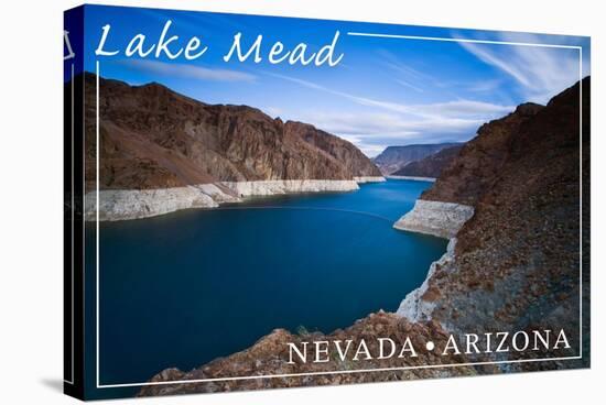 Lake Mead, Nevada - Arizona - Lake View-Lantern Press-Stretched Canvas