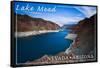 Lake Mead, Nevada - Arizona - Lake View-Lantern Press-Framed Stretched Canvas